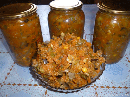 Салат на зиму с огурцами