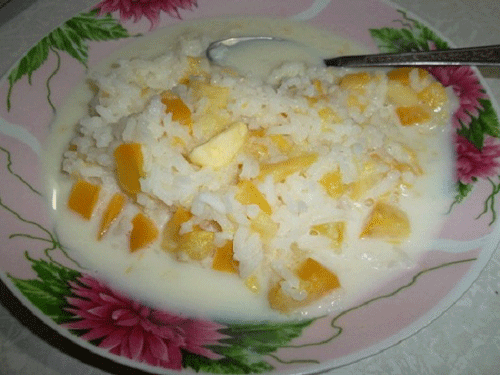 Вкусная рисовая каша на молоке с тыквой